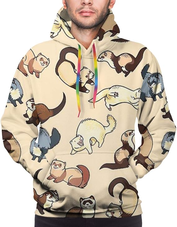 Amazon Co Jp アライグマ猫 パーカー メンズ トレーナーパーカー おしゃれ フーディ スウェットパーカー 長袖 フード付き ポケット付き プルオーバー カジュアル ライト パーカー 服 ファッション小物