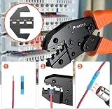 Preciva Crimping Tool with 2 Replaceable Heads AWG 20-10 Hardened Alloy view 3