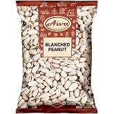 Aiva Blanched Peanuts Skinless, Blanched Raw, Uncooked Gourmet Quality Nut USA Grown 5 LB