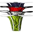 YUFEIDA Men's Modal Comfortable G-string Thongs Sexy Low Rise Bikini Briefs Underwear