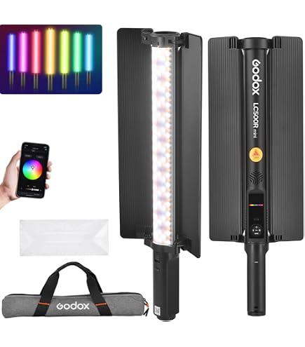 Amazon.com: Godox Kit de 4 luces de tubo TL60 con efectos RGB, HSI