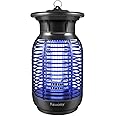Bug Zapper, 4250V Electronic Mosquito Zapper for Outdoor and Indoor, Waterproof Insect Fly Traps Mosquito Killer for Patio, H