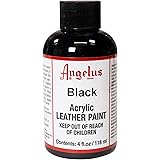 Angelus Acrylic Leather Paint Black 4oz