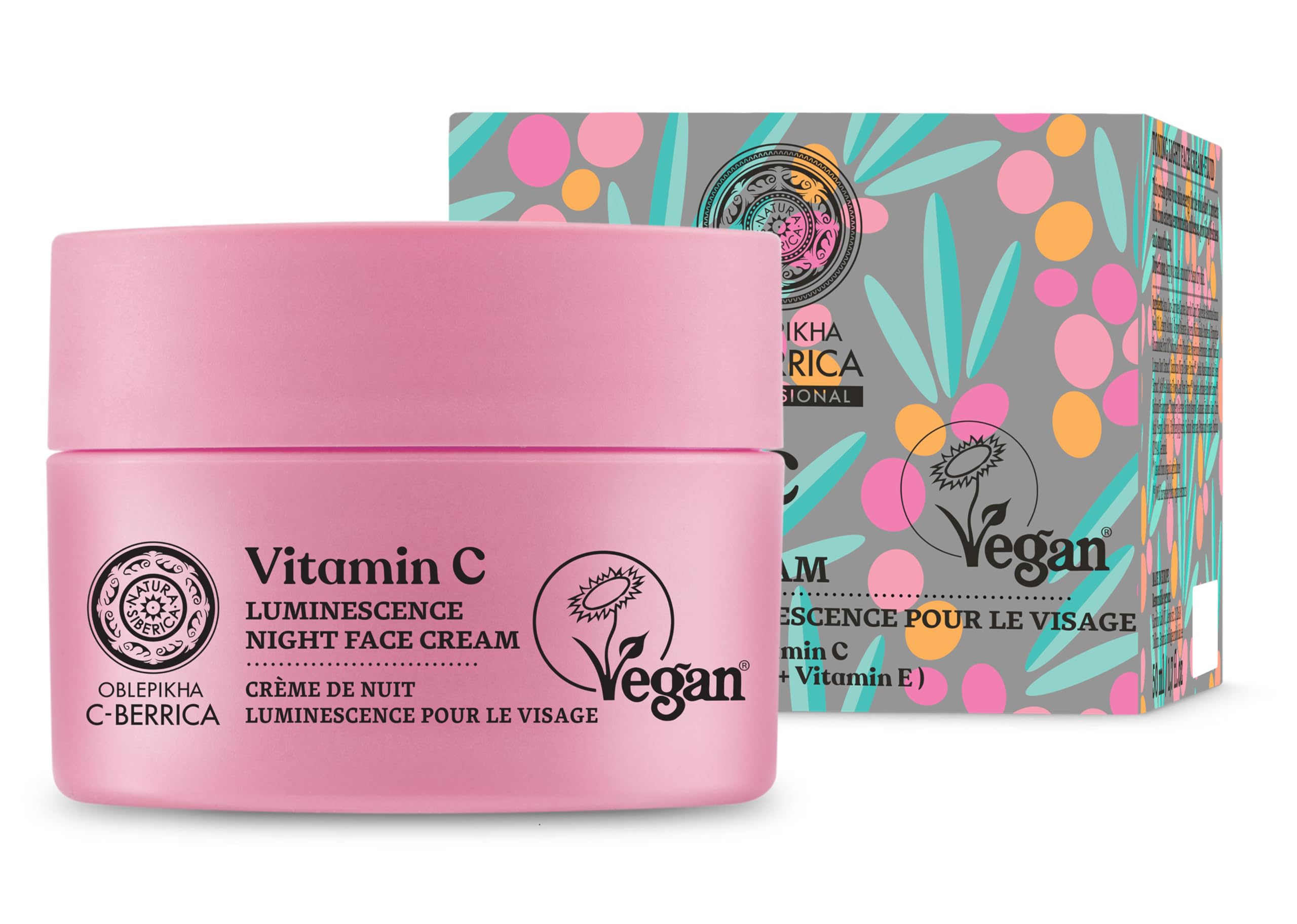 Natura Siberica Luminescence Night Face Cream – Hydration, Radiance & Overnight Renewal – 50 ml