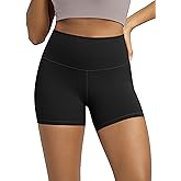 ODODOS Tummy Control Compression Shorts for Women, 4" / 6" / 8" / 10" High Waist Workout Biker Shorts with Inner Pocket