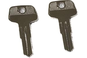 GENERIC Pair of Replacement Keys for Yakima and Thule Ski, Roof, Cargo Box, Carrier Racks and Crossbars with Code Series N001-N200 and N001R-N200R Cut to Your Code. (N048 N048R)