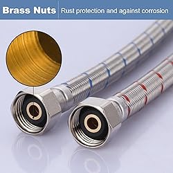 72 Inch Length Faucet Hose 1/2” to 1/2”, ARCORA