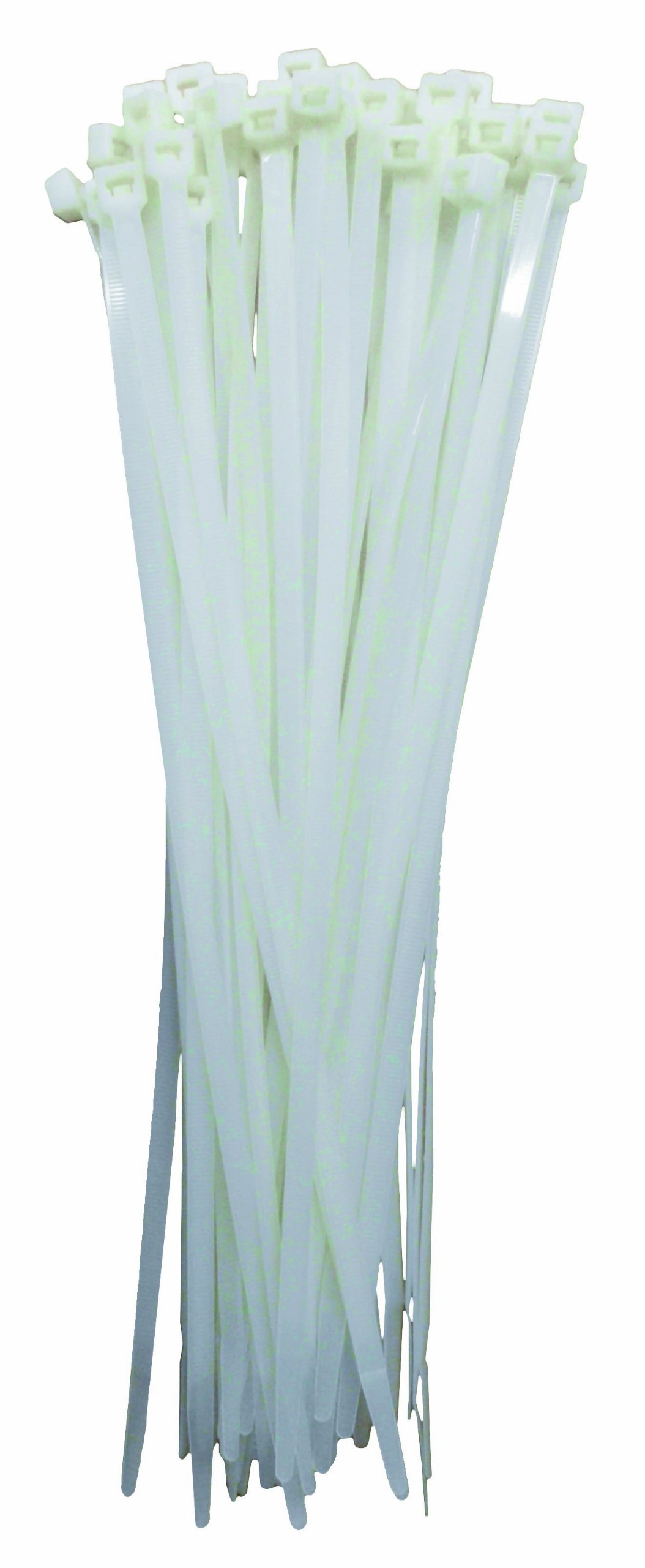 Con:P B20445 350mm Cable Strap - White (50 Pieces)