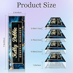 Name Plate for Desk Personalized Office Acrylic
