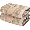 Sand Cloud Turkish Bath Towels Bundle For Bathroom, Set Of 4 (Avalo Navy) - Large