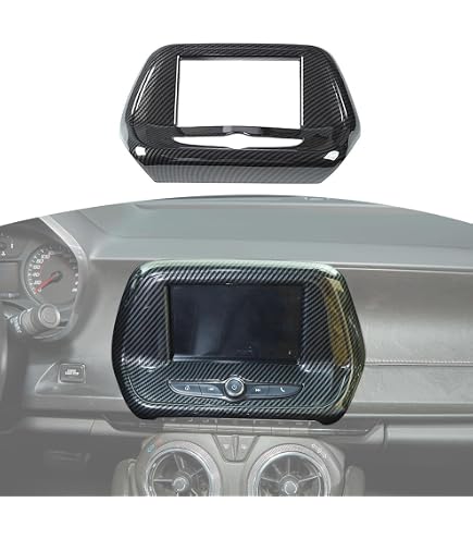15-Piece Blue Carbon Fiber Interior Dash Trim Kit – Fits Chevrolet Camaro 1982-1989
