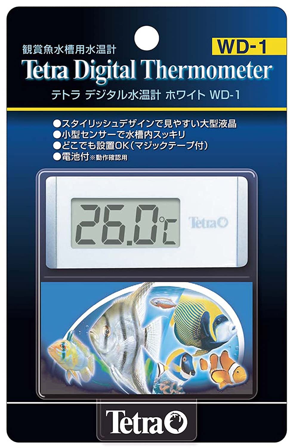 Tetra WD-1 デジタル水温計 ホワイト テトラの商品画像