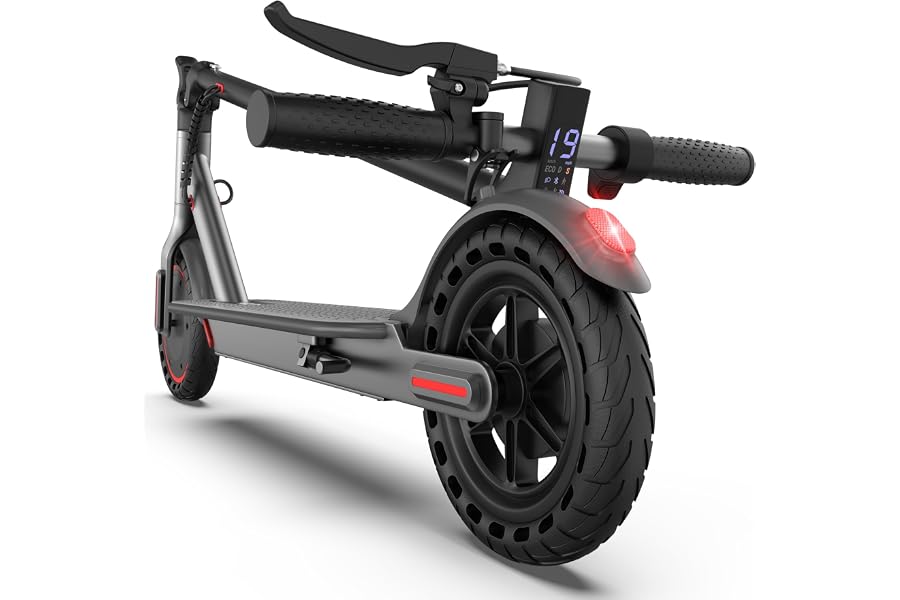 VOLPAM Electric Scooter, 350W/500W/800W/1000W/250W Powerful Motor & 19/22/ 9 MPH Top Speed, 16-28-10 Miles Long Range, Folding E Scooter Choice