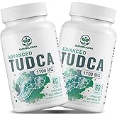 Sambugra TUDCA Liver Supplements 1100mg, 3rd Party Tested Ultra Strength Bile Salt TUDCA Supplement, Liver Support for Detox Cleanse and Repair, 120 Capsules