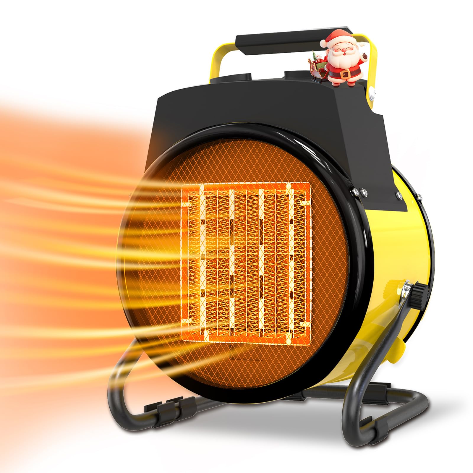 Photo 1 of tectake Outdoor Heaters for Patio, 1500W Portable Garage Heater with Overheat Protection & 3S Fast Heating, Non-Slip Cushion, Electric Space Heater for Patio, Garage, Bedroom, Office, Yellow
*PRODUCES MINOR HEAT*