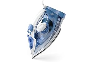 IRONDAY 1200W Steam Iron for Clothes, Iron with Powerful Steam, Self-Cleaning, Non-Stick Ceramic Soleplate, Burst of Steam, Spray Mist, Ironing Clothes for Home