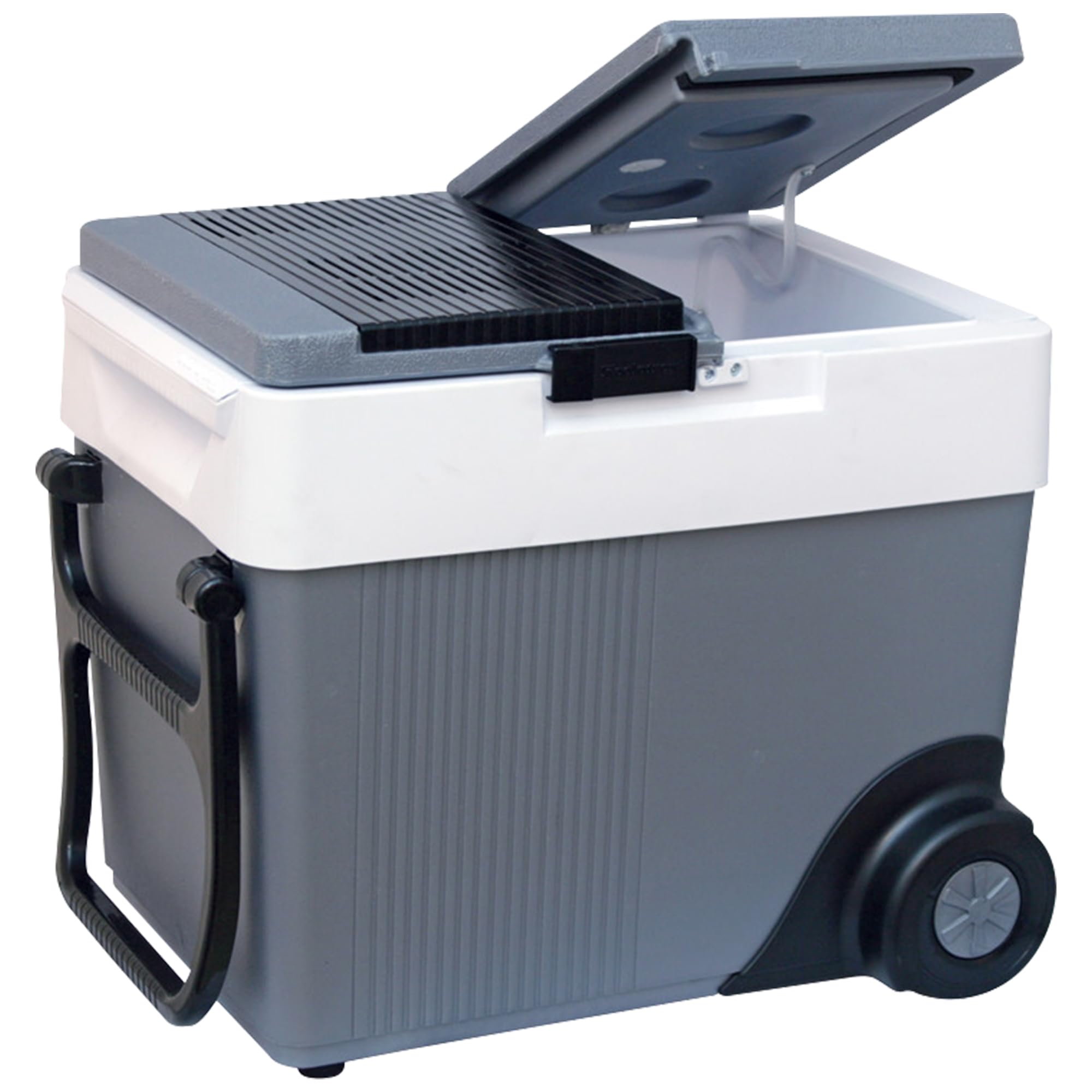 Photo 1 of ************DIFFERENT COLOR SCHEME THAN STOCK PHOTO****************
Koolatron Portable Cooler - Electric Cooler for Car, Camping, Travel, 12 V Insulated Hard Sided Refrigerator for Vehicle, Boat, Truck, No Ice Cooling, Cools Drinks,Food for Road Trip, 33 