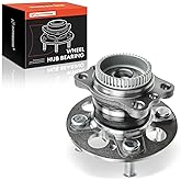 A-Premium Rear Wheel Bearing and Hub Assembly with ABS Ring & 4-Lug Compatible with Hyundai Accent 2012-2017, Kia Rio 2012-2017