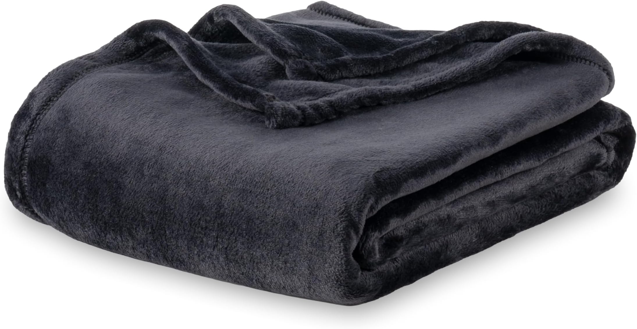 Berkshire Blanket Classic VelvetLoft® Solid Bed Blanket,Queen Size Bed Blanket,Lightweight Soft