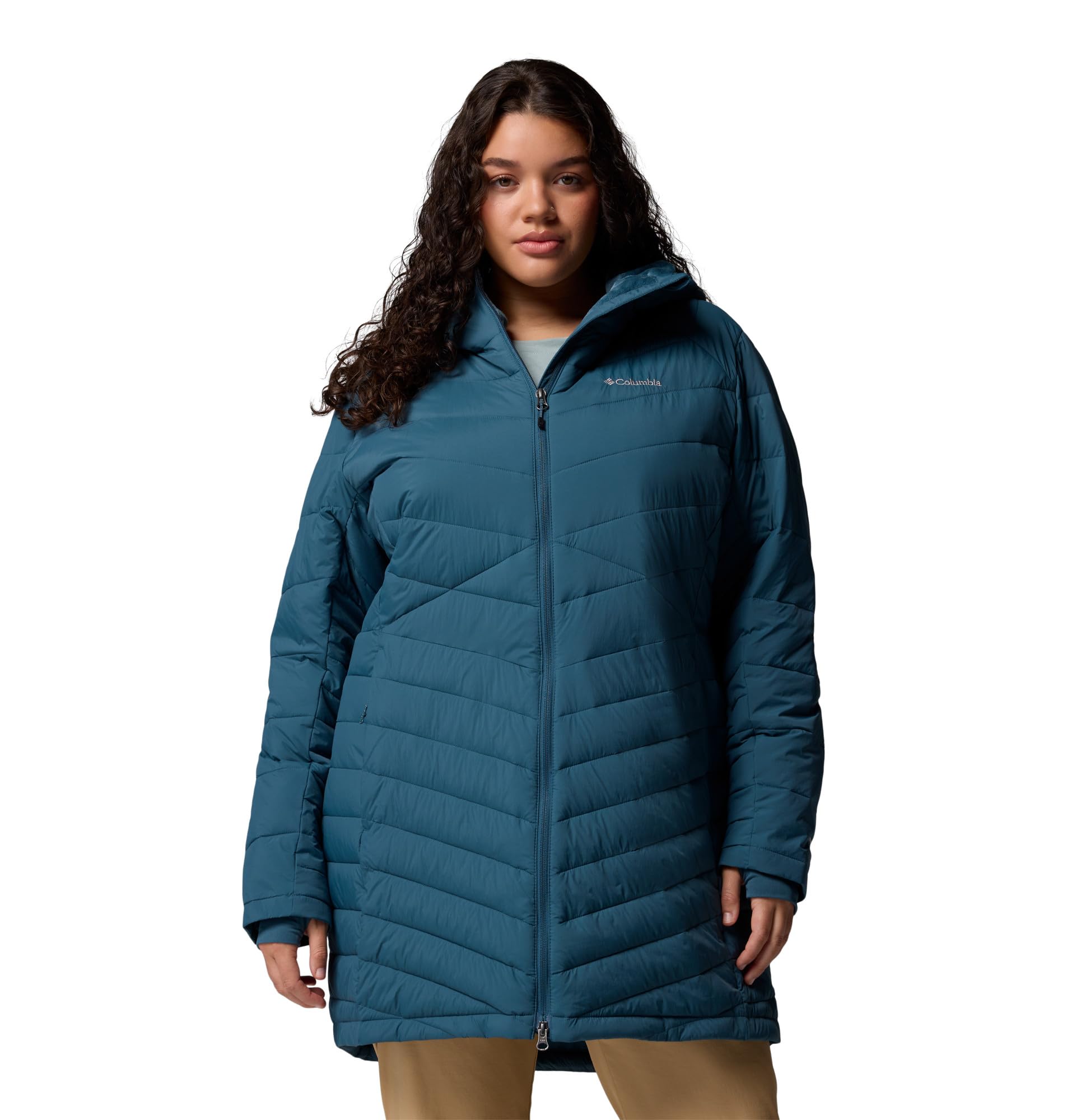 Columbia Womens Joy Peak II Mid Jacket, Everblue, Large