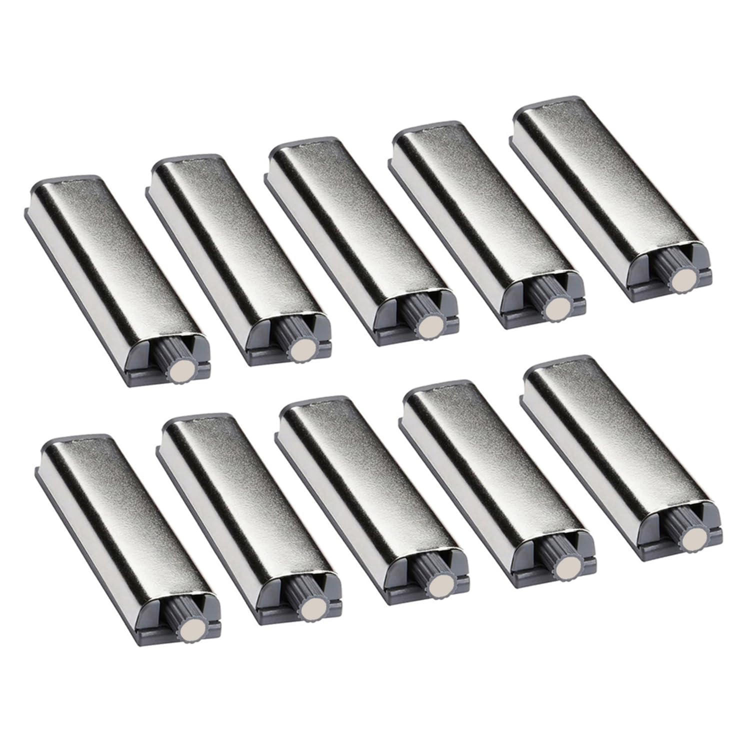 LOOTICH Push to Open Door Catches for Kitchen Cabinet Cupboard Wardrobe Automatic Spring Flap Touch Latch for Screw Fixing Pack of 10