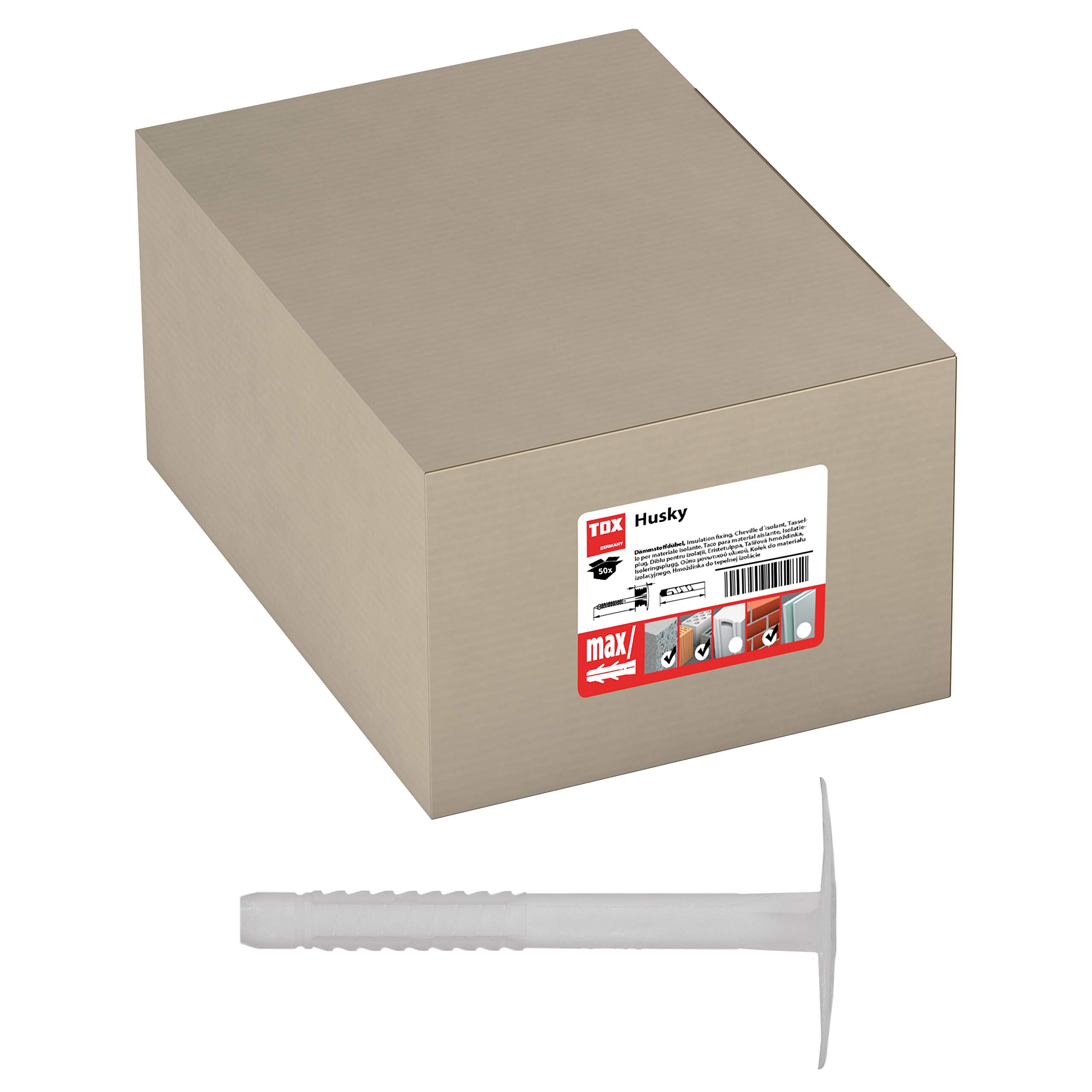 TOX insulation dowels Husky 8 x 140 mm, 50 pieces, 02210246