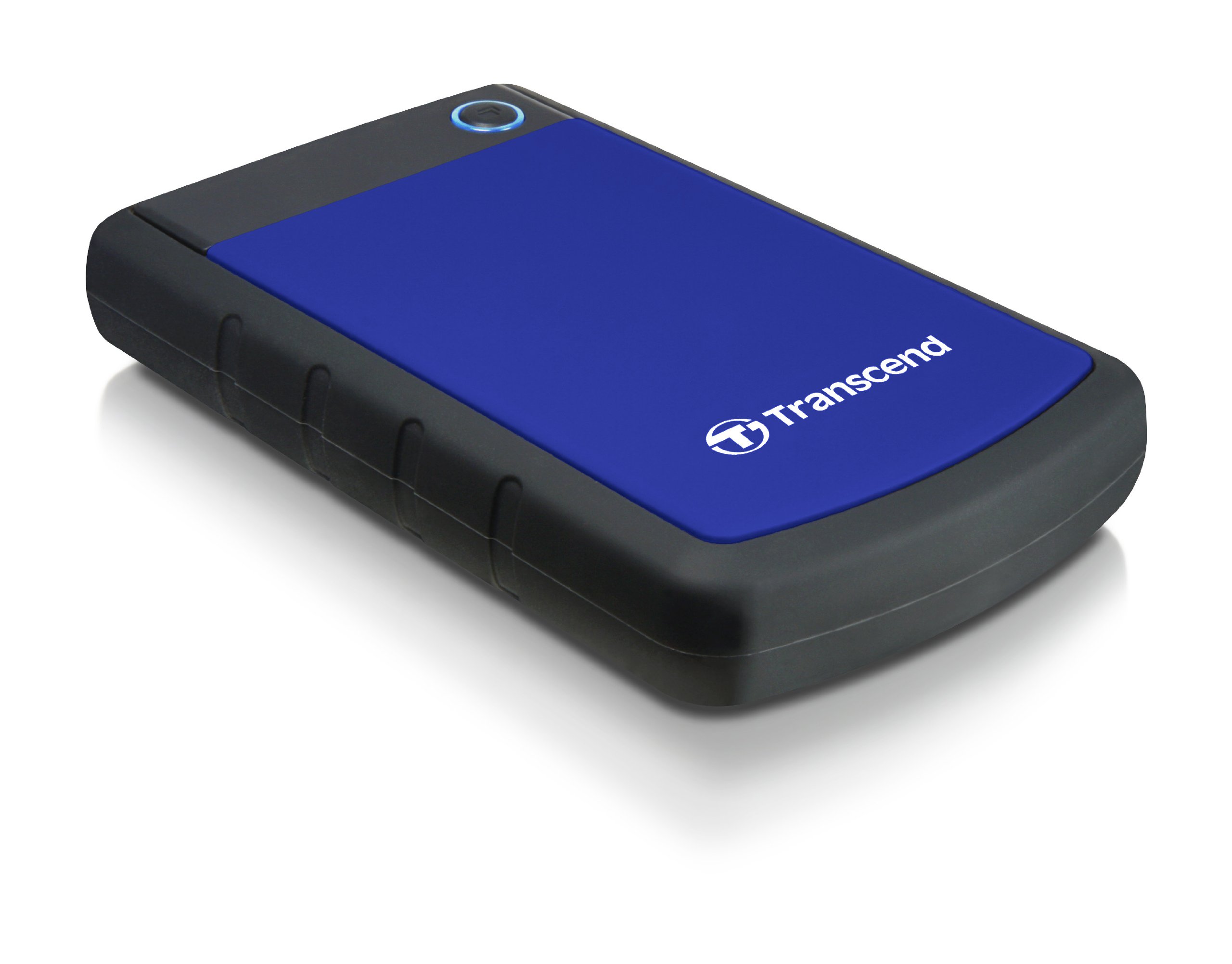 Transcend StoreJet 25H3 4TB Rugged Portable Hard Drive, Shock Resistant USB 3.1 Gen 1, Navy Blue -TS4TSJ25H3B