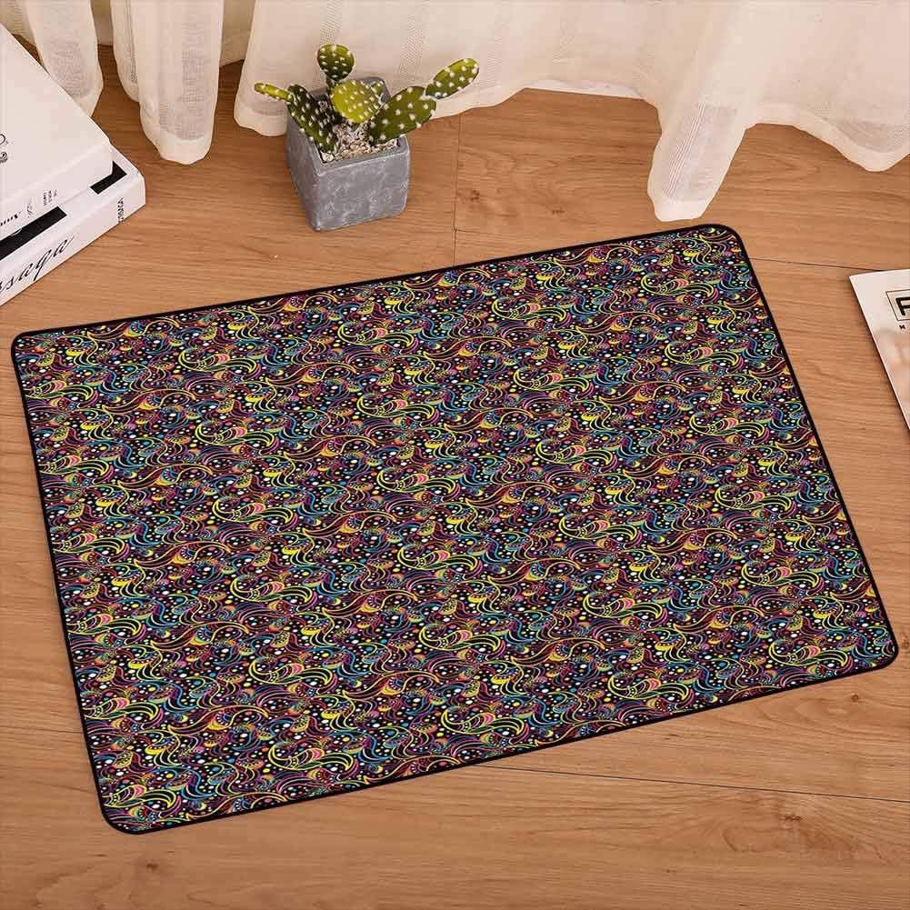 Mkedci Indoor Outdoor Floor Mats Indoor Floor Mat Bathroom and Kitchen Accessories Absorb Moisture 19.5 x 31.5 inch Multicolor