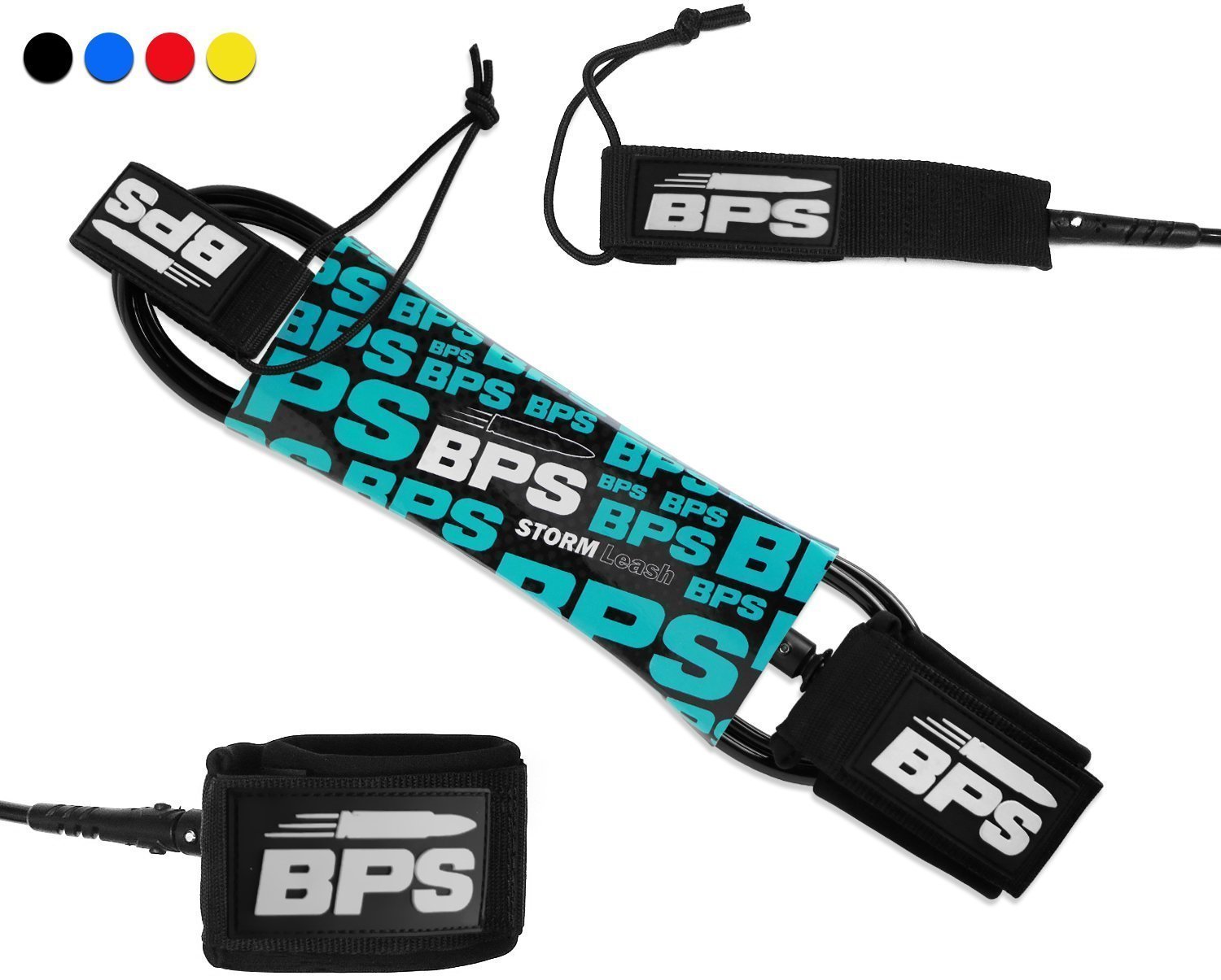 Buy BPS 'Storm' 7.2mm and 8mm Surfboard and SUP Leash/Leg Rope 5/6/7