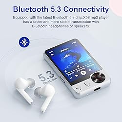 128GB MP3 Player with Boosted Bluetooth 5.3, Music