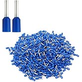 XHF 1000 PCS AWG 24 Ferrule Crimper Plier Insulated Crimp Pin Terminal Cord End Terminals, Wire Ferrules Terminals, Wire Conn