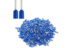 XHF 1000 PCS AWG 24 Ferrule Crimper Plier Insulated Crimp Pin Terminal Cord End Terminals, Wire Ferrules Terminals, Wire Conn