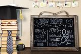 BESTOOL 2 PCS Vintage Framed Blackboard 24x30cm for Kitchen & Decor view 6