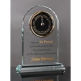 DEEWISH Retirement Gift for Women Men, Days of the Week Desk Clock, Happy Retirement Plaque Gifts for Coworkers Boss, Going Away Gift for Retired Friends, Farewell Presents for Teacher Doctor Nurses