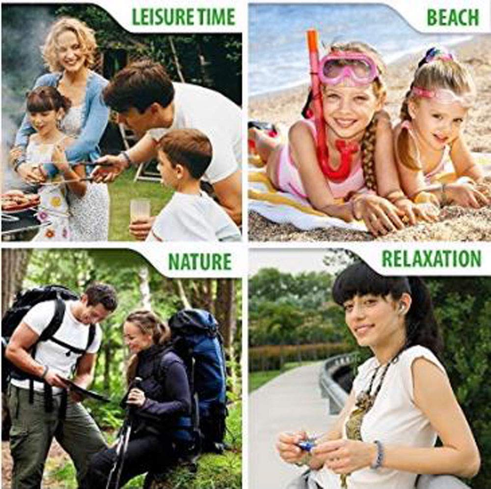 MYEDO Mosquito Repellent Bracelet 7 PCS for Outdoor Adult Child Protection, No Deet and Waterproof