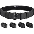 VISMIX Duty Belt, 2" Police Security Nylon Duty Belts Law Enforcement with 4 Belt Keepers