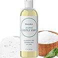 Castile Soap Liquid Unscented Cleanser - Liquid Castile Soap for Dry Sensitive Skin Care Routine and All Purpose Cleaner with Hydrating Glycerin for Hair and Skin - Hair Face and Body Soap Liquid