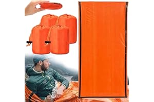 FHNUVB Emergency Sleeping Bag, 84"X36" Waterproof Survival Emergency Sleeping Bags for Survival, Pocket Size Survival Blanket