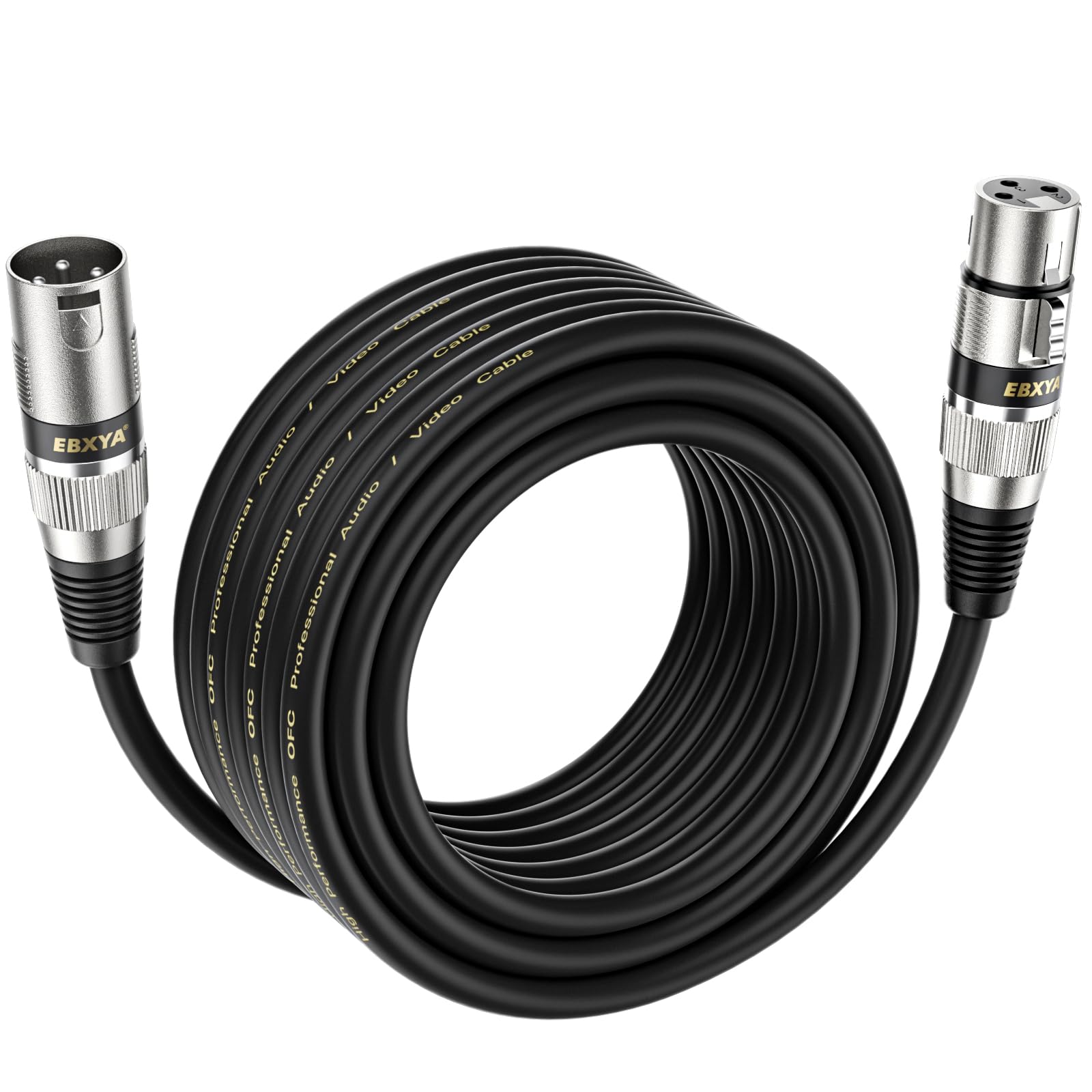 EBXYA XLR Cable Microphone Cable 10M Balanced Male to Female XLR Patch Cables for PA System, Studio Recorder, Amplifier, Mixer โ image 1
