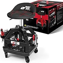 （1脚分）オーコンプロダクツ　MOUTON FOR CHAIR FreekyFit Shop Stool with Backrest for Garage Chairs – DO02