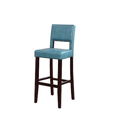 Linon Vega Blue Bar Stool 19W x 20D x Kuwait Ubuy