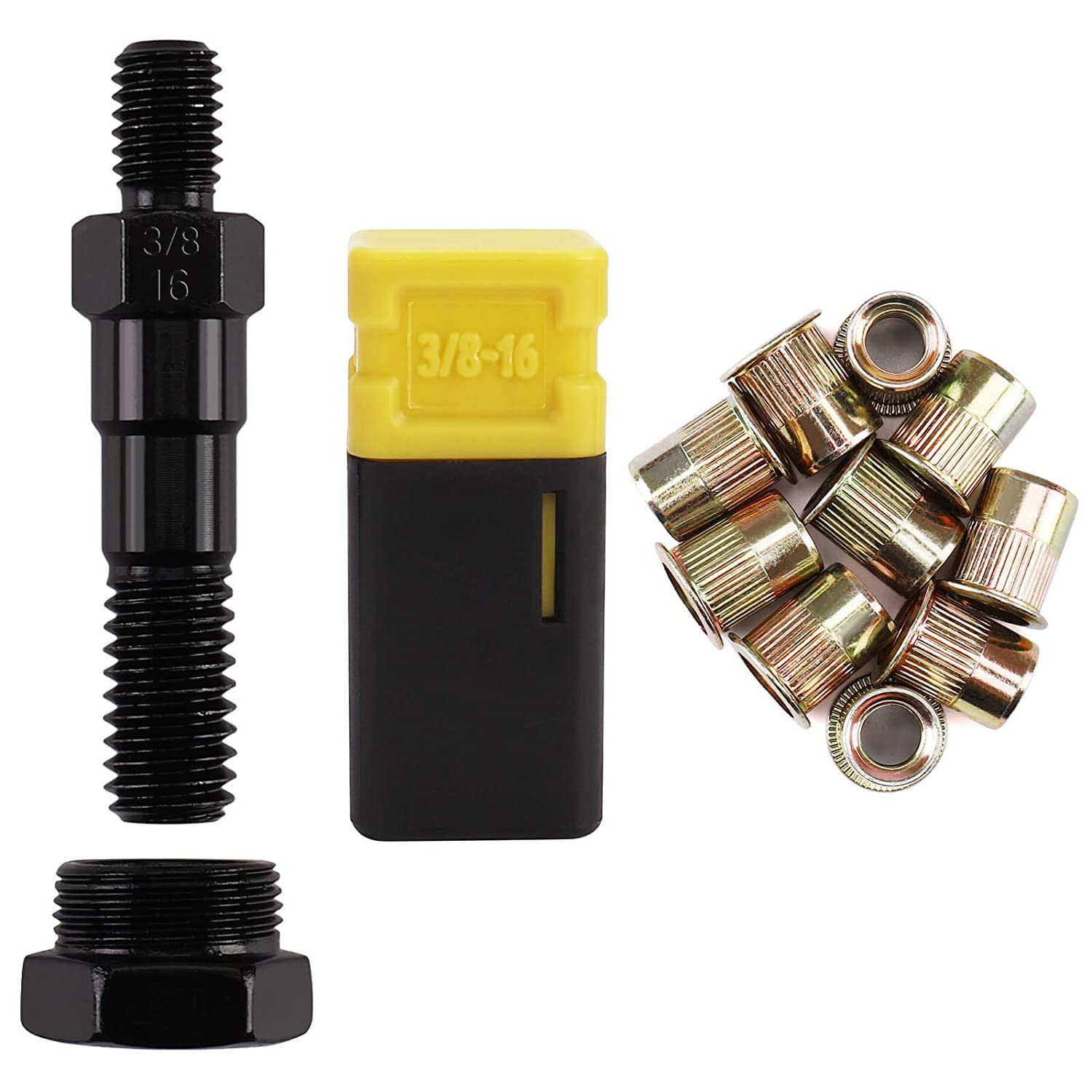 Amjoy Rivet Nut Tool Mandrel 3/8-16 and 10 Rivet