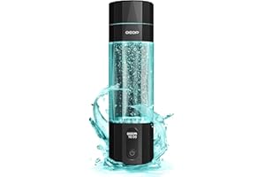 OEOP Upgrade Hydrogen Water Bottle - 6400PPB Hydrogen Water Generator, SPE/PEM Certified, 7oz Portable Hydro Water Machine, Perfect for Gym/Travel/Office & Gifts for Friends/Family