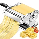 YASHE Manual Pasta Maker Machine, Stainless Steel