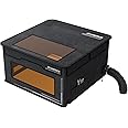ATOMSTACK FB2 Laser Engraver Enclosure, Extra Large 27.5*27.5*18.1in, Foldable Laser Cutter Protective Cover with Fan,Vent&Pipe, Smoke-Proof, Eye Protection, Suitable for Most Laser Engraving Machine