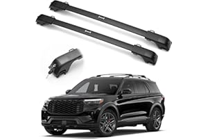300LBS Lockable Roof Rack Cross Bars for Ford Explorer 2020 2021 2022 2023 2024 2025 2026, Anti-Theft Design Heavy Duty Matte