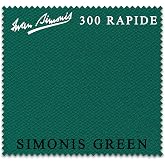 Simonis 300 Rapide Carom 3-Cushion Billiard Table Cloth - Authorized Dealer (Simonis Green, 8 ft)