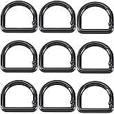 HINZIC D Ring Spring Key Hooks Keyring Clip Buckles Clasp Clamps for Belt Backpacks Handbag Purse Strap
