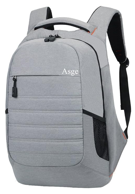 Asge Einfarbig Business Rucksack Nylon Schulrucksack Männer Schultasche Hochschule Backpack Groß Laptoprucksack 15 16 16 Zoll