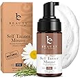 Self Tanner Mousse - Made with Natural & Organic Ingredients, Self Tanning Mousse for Fake Tan, Natural Looking Sunless Tanne